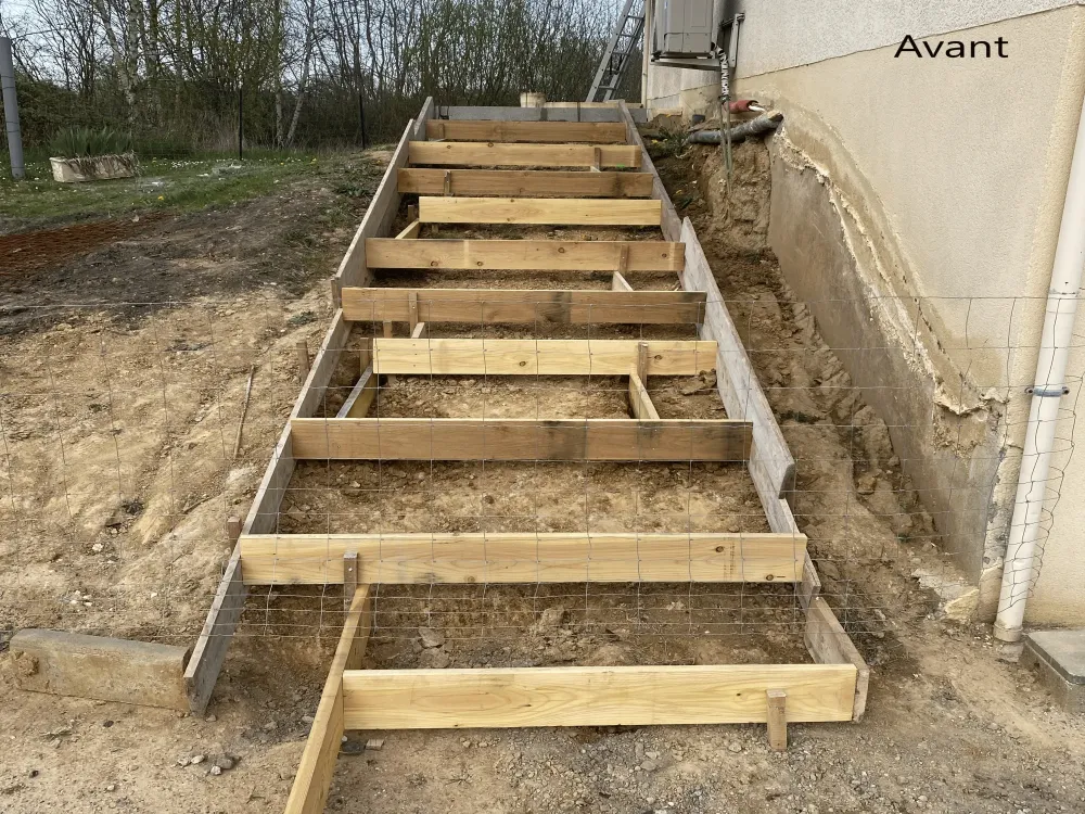 escalier avant